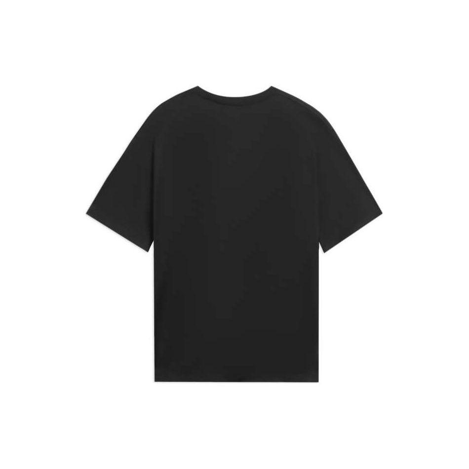 Li-Ning Сплошная футболка с круглым вырезом и логотипом, топы унисекс, черный AHSS178-1