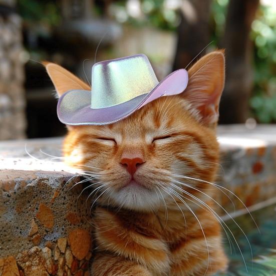 Ковбойская шляпа для домашних животных для маленьких собак и кошек, кепка для косплея, пляжная шляпа с козырьком, костюм щенка, аксессуары для уличной вечеринки, реквизит для фотосессии