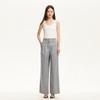 VEROMODA Women's Mid-Waist Pleated Straight-Leg Casual Pants