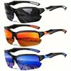 Outdoor Wind Trend Cool Sports Glasses Night Vision Blackout Driving Cycling Sunglasses 861