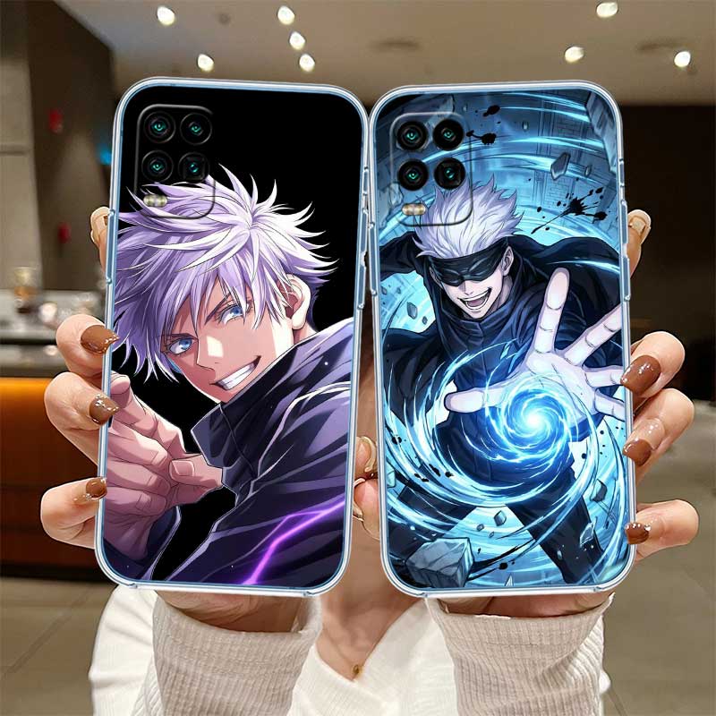 NH27 G-Gojo S-Satoru Transparent Phone Case for Samsung Galaxy A04 A04S A14 A23 A34 A54 M23 M33 M52 M53
