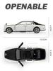 ABBD1 1/36 Rolls Royce Phantom Car Model Alloy Diecast Simulation Toy with Sound Light 2 Doors Opened Toys for Kids Christmas Gifts