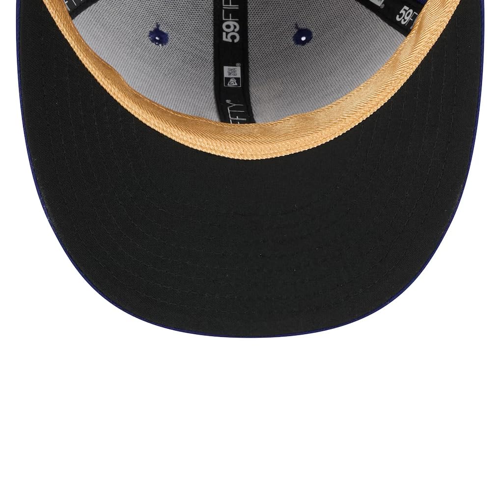 2025 Золотая Коллекция Зарубежный Импорт Кепка LP59FIFTY Los Angeles Dodgers MLB 2025 GOLD COLLECTION КЕПКА С ФИКСИРОВАННЫМ РАЗМЕРОМ КОРОЛЕВСКИЙ СИНИЙ LOS ANGELES DODGERS Шляпа НИЗКАЯ