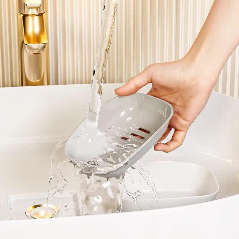 LIEI Double-Layer Draining Wall-Mounted Soap Dish