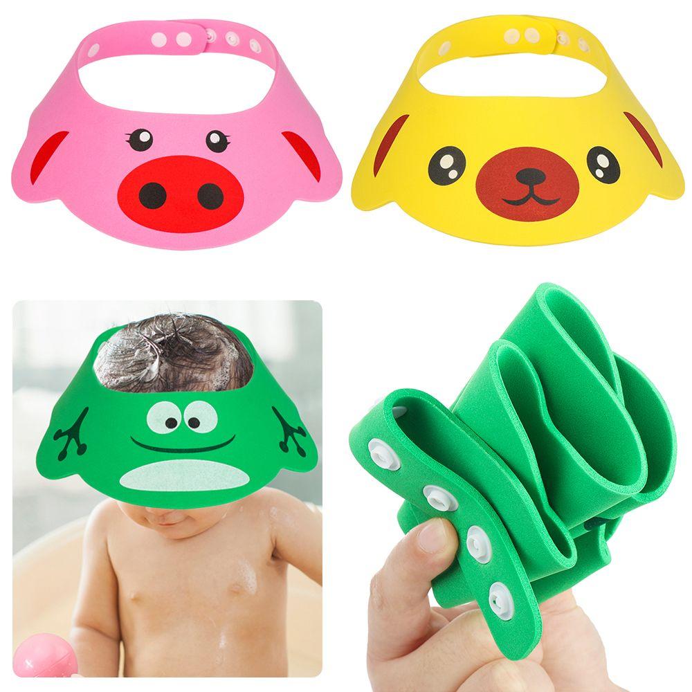 Adjustable Waterproof Eye Protection Wash Hair Shield Baby Shower Hat Shampoo Cap Bath Visor