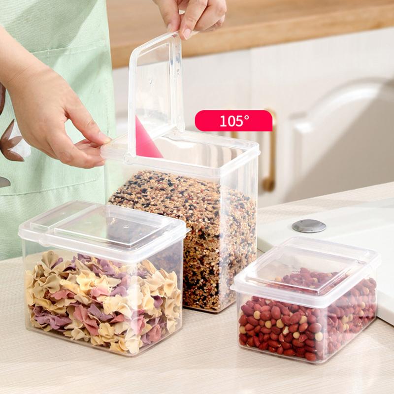 Органайзер для специй с откидной крышкой, герметичная коробка для приправ, кухонный ящик для перца, аниса и корицы, бытовой диспенсер для кухонного хранения