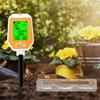 Multi-Function 6 in 1 Soil Tester 0-14pH pH Analyzer Large Screen Display Soil pH Tester  Farm