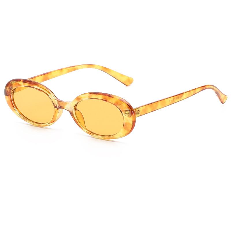 Солнцезащитные очки Trend Oval Retro Small Frame Sunglasses Women Candy Color Glasses Men