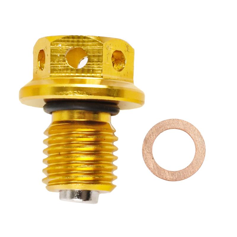 Motorcycle M12X1.5 CNC magnetic oil drain bolt suitable for SX/SX-F/EXC/EXC-F/EXC-R/XC/XC-W/XC-F CR CBR YZ YZF KLX KX motorcycle