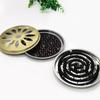 Fireproof Mosquito Spiral Holder Box with Lid Mosquito Coil Burner  For Living Room Bedroom