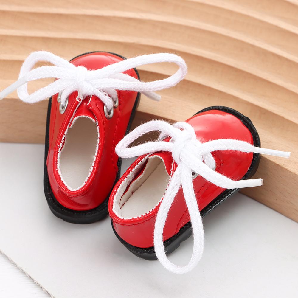 Fashion Toys For Girls for 1/6 Doll Bright Leather Shoes Doll Shoes Doll Accessories Mini Clothing