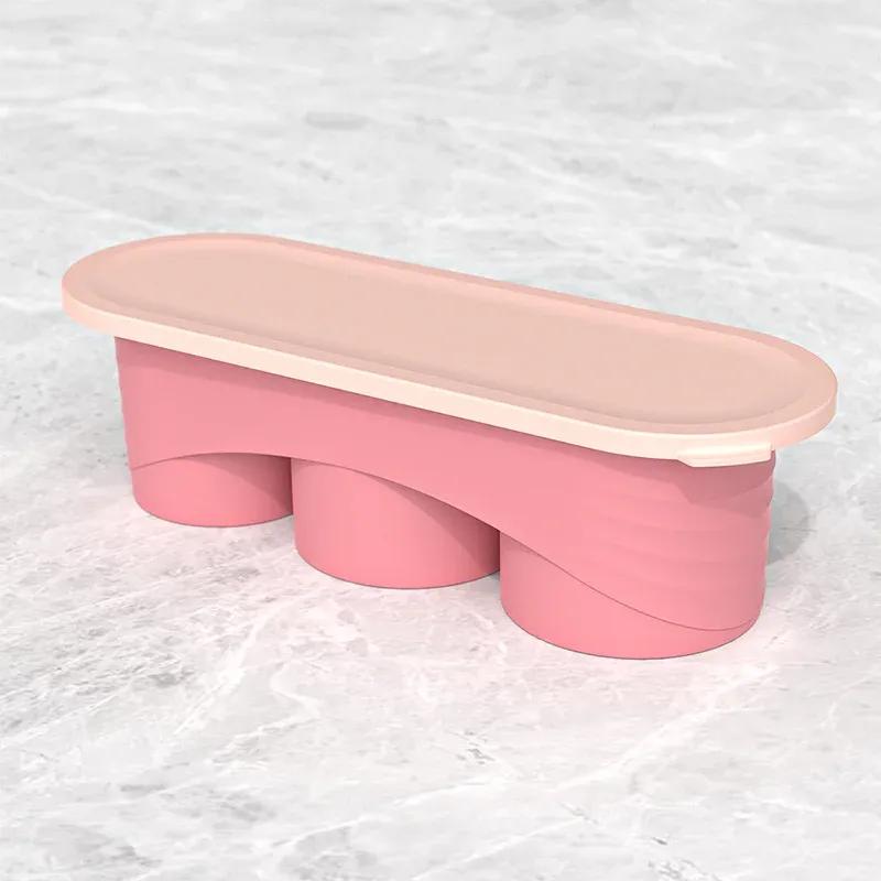 Ice Cube Tray for 20 30 40 Oz Tumbler Cup Silicone Ice Mold with Lid Ice Maker for Drinks Coffee Stanley Cup Accessories