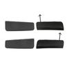For 2019-2023 Toyota RAV4 LE Front Bumper Tow Hook Cover Caps Black Plastic 4PCS
