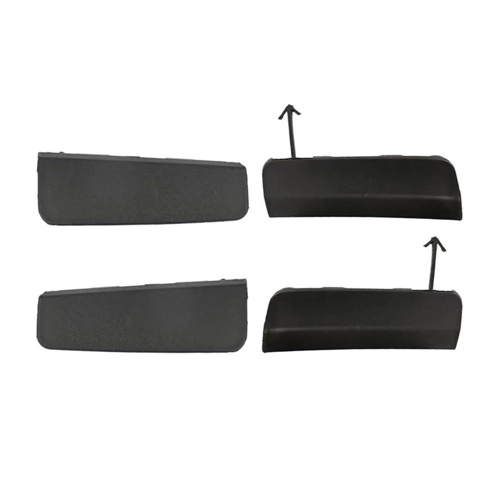 For 2019-2023 Toyota RAV4 LE Front Bumper Tow Hook Cover Caps Black Plastic 4PCS