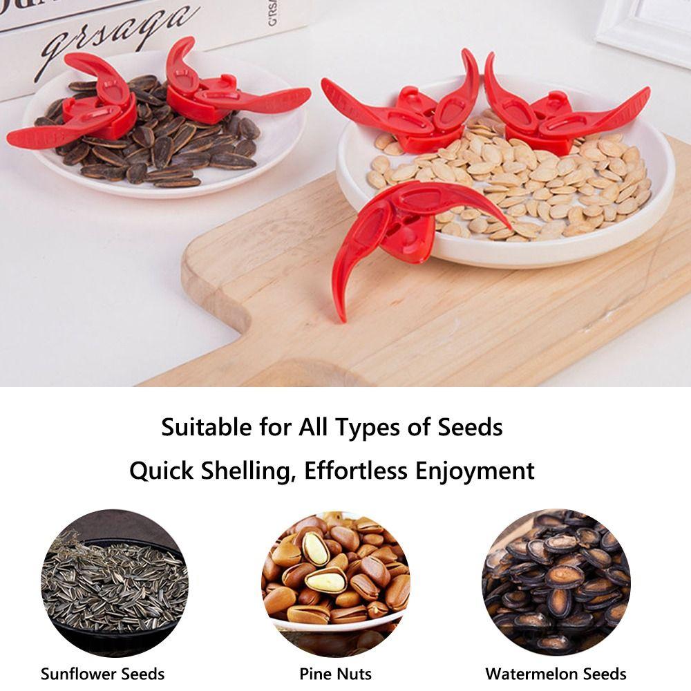 Аксессуары для чистки ленивый подсолнух открывалка для семечек дыни пластиковый мини-инструмент для шелушения удобный зажим удалитель семян для дома