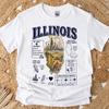 Funny Illinois Shirt - Retro Travel & Places Gift - Sarcastic Illinois Clothing