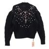 Unused Eimy Istoire Long Sleeve Sweater F Black Knitted Beads Women Used