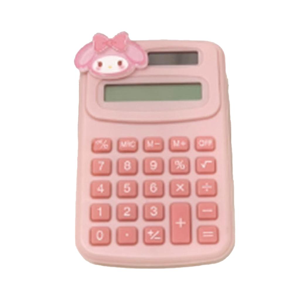 Cartoon Calculator Multifunctional Handheld Small Pocket Calculator with LED Display for Desktop Off