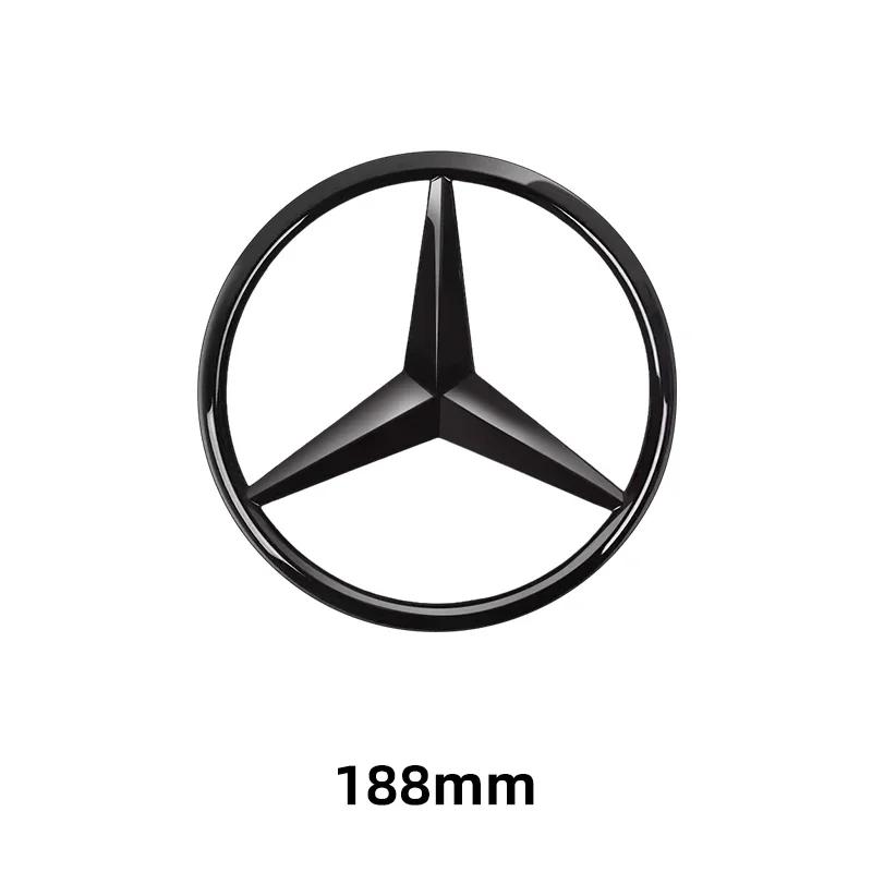 1 шт. 188 мм 210 мм ABS Наклейка-эмблема на решетку радиатора автомобиля для Mercedes Benz A/B/C/E/S Class GLA CLA GLE GLK CLK CLS GLS GLC