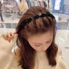 3Pcs Braided Headband with 8 Clips Each Multi-Tooth Layered Design Hair Hoop Women Girls Easy Styling Hair Accessories