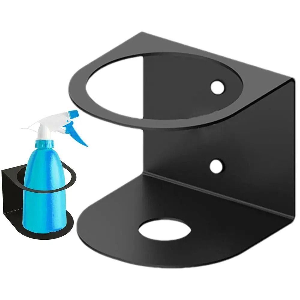 1/2/3 Holes Spray Bottle Holder Wall Mount Paint Bottle Organizer Spray Can Storage Rack Household