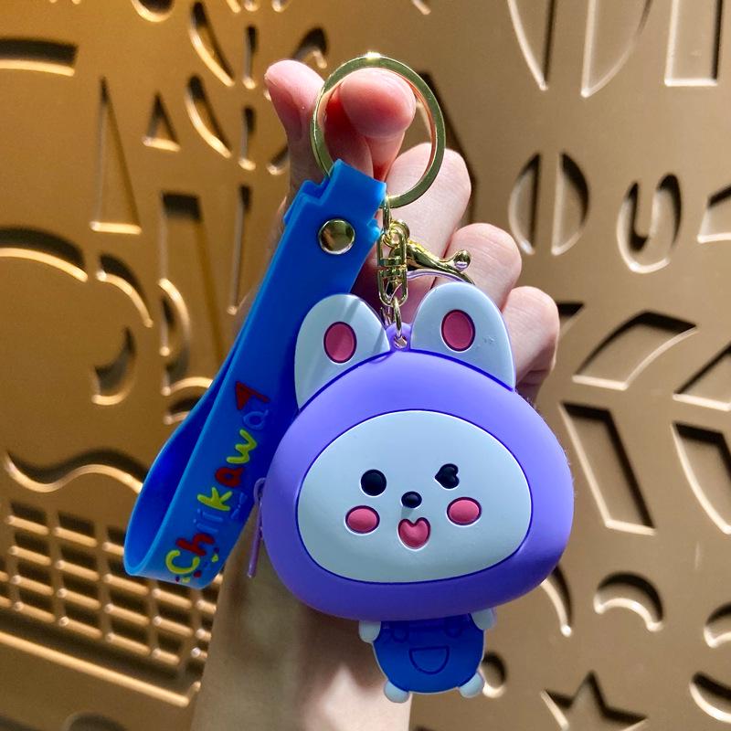 Мини Кошечка удачи Кошечка монета брелок и сумка для наушников подарок