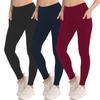 Spring and Autumn Sports Leggings with Pockets Women's High-waisted Slim-fit Fitness Yoga Leggings Casual Leggings