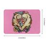 Whippet Hound Dog Doormat Anti-Slip Kitchen Bath Mat Living Room Door Floor Entrance Carpet Rug