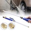 Portable High Pressure Water Gun Extendable Washer Sprayer with 2 Water Hose Nozzle for Garden Hose Foam Cannon Car Washing