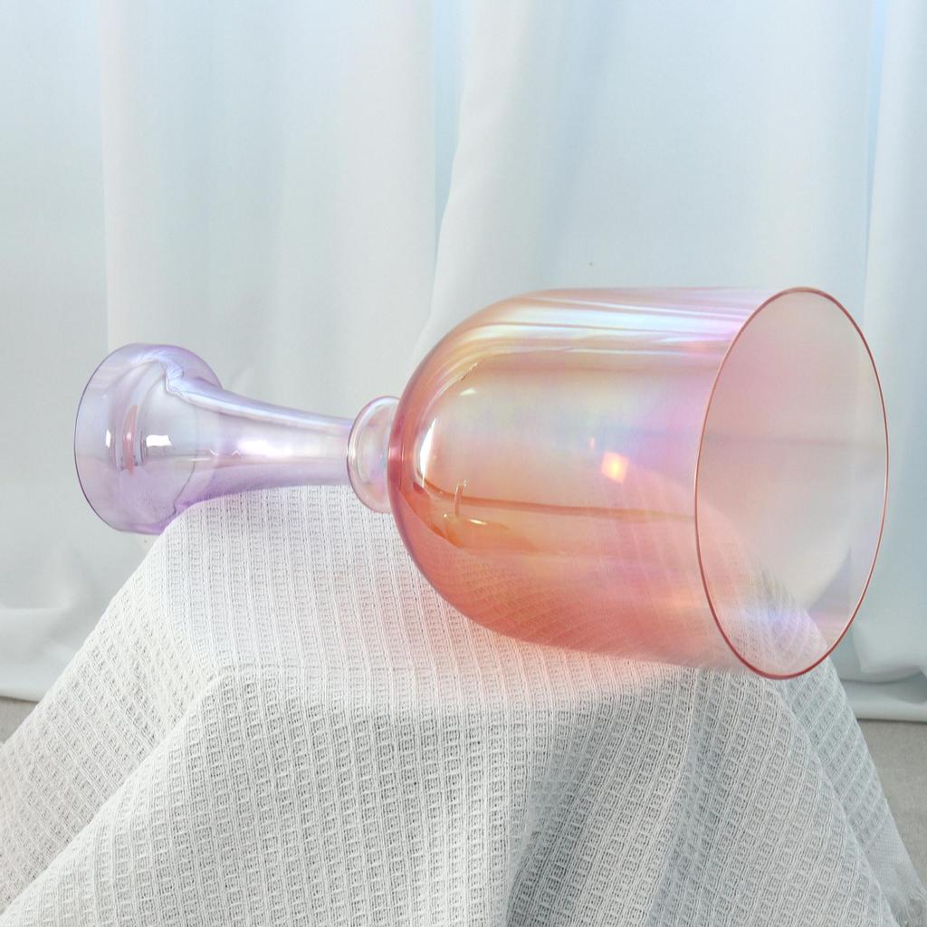 Оранжево-фиолетовый градиентный Хрустальный поющий гонг Святого Грааля: Исцеляющий Музыкальный Инструмент для Йоги и Терапии Белым Шумом.