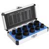 10PCS Bolt Extractor Set Drill Bit Set 3/8" Drive Impact Stripped for Removing Damaged Broken Rounded Off Bolt & Nut Remover Set