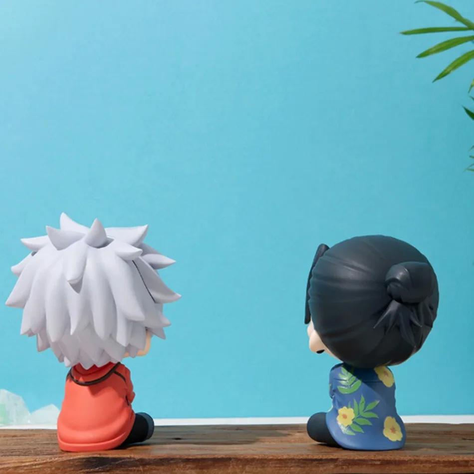 Фигурки Jujutsu Kaisen в стиле чиби. Милые Гэто Сугуру, Годзё Сатору. ПВХ фигурки действия. Фигурка аниме, модель, игрушки, коллекция, кукла, подарки