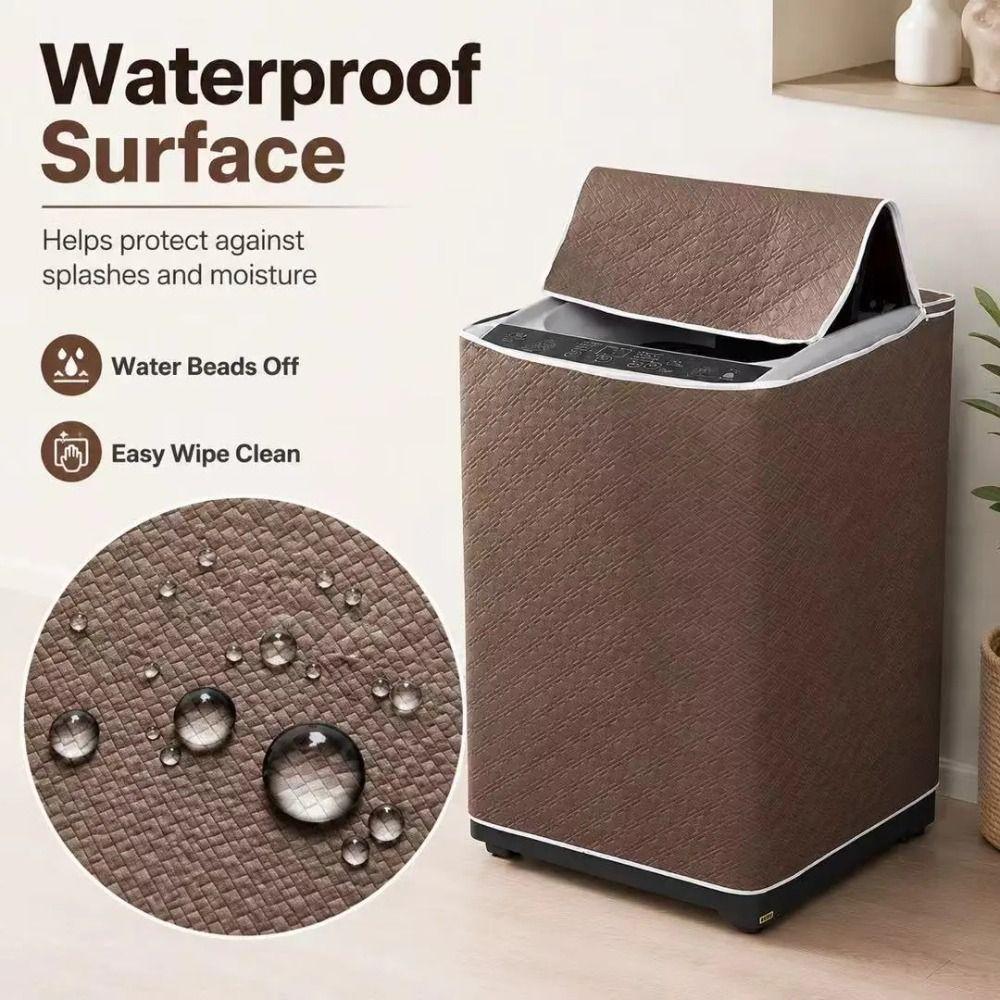 UV Resistant Washing Machine Cover Waterproof Laundry Machine Cover Laundry Room