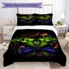 Hulk Superhero Comic Battle Bedding 1 Duvet Cover 2 Pillowcase Without Core Without Core Bedding Set Soft And Comfortable
