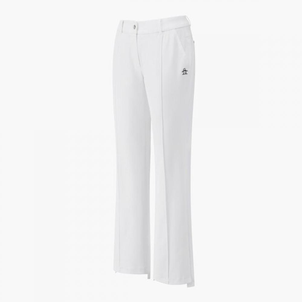 MunSingwear Женские S Летние брюки клеш Белые Mq22rlpt41
