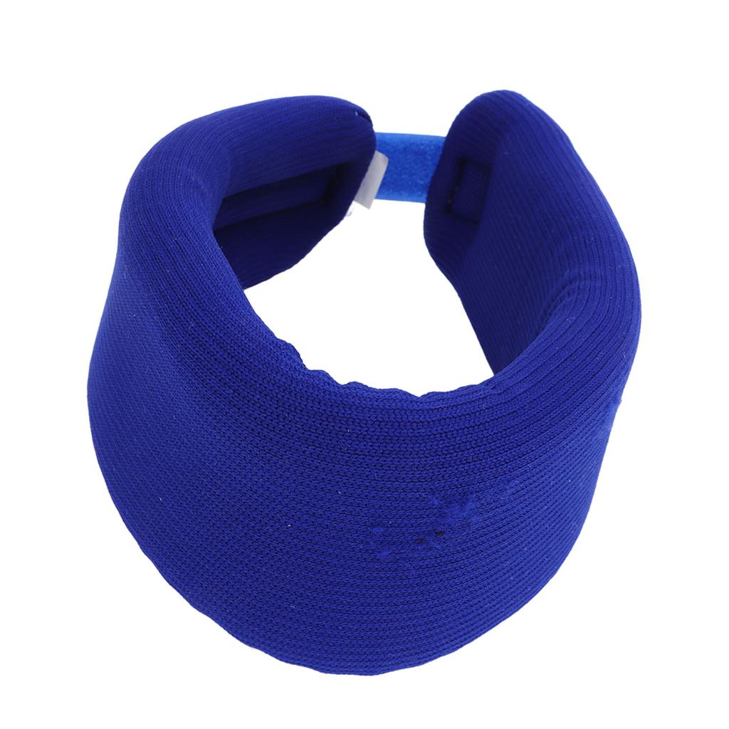 Поролоновый шейный бандаж Регулируемый шейный бандаж для поддержки шеи при боли в шее Давлении Мягкий шейный воротник для дома Темно-синий S
