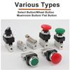 1PCS Push Button Pneumatic Mechanical Valve MOV-01 MOV-02 MOV-03 MOV-03A Manual Valve Air Switch Control Valve Momentary