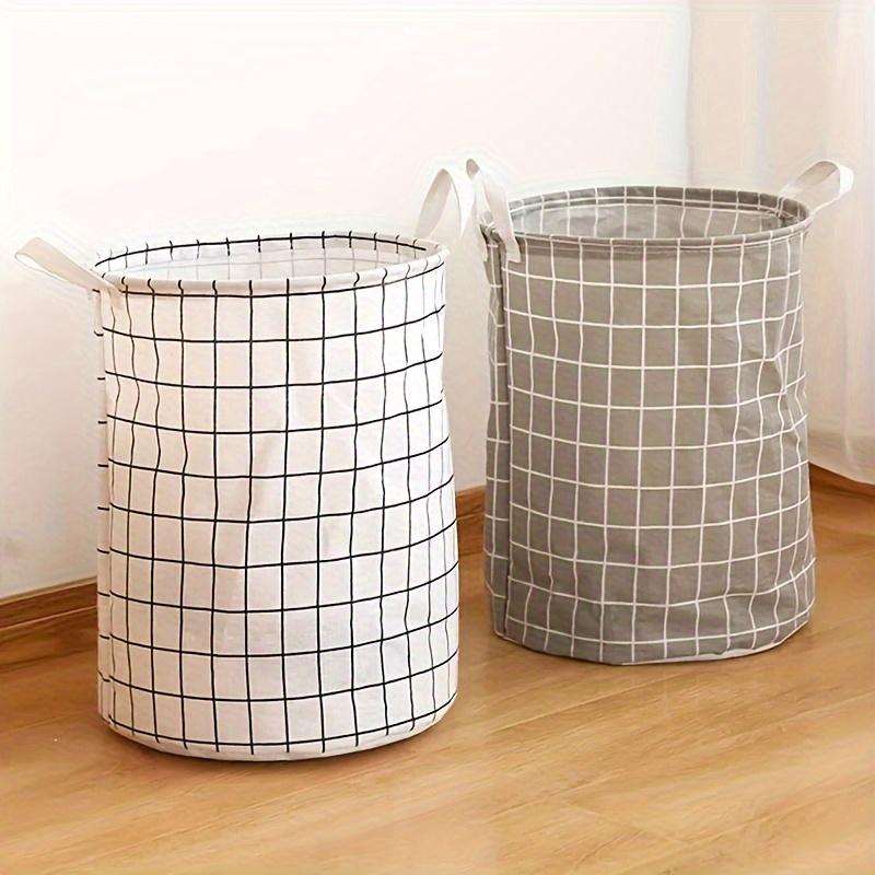 1pc Home Folding Laundry Basket with Handles Sorting Dirty Clothes Laundry Hamper Bedroom Bathroom Laundry Room Organize Storage