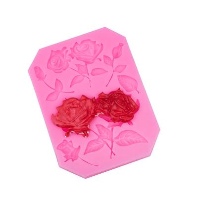 1 часть формы для сахарного кекса. Это большая силиконовая форма в форме розы, подходящая для сахарной глазури, шоколада, а также используемая в качестве формы для украшения тортов.