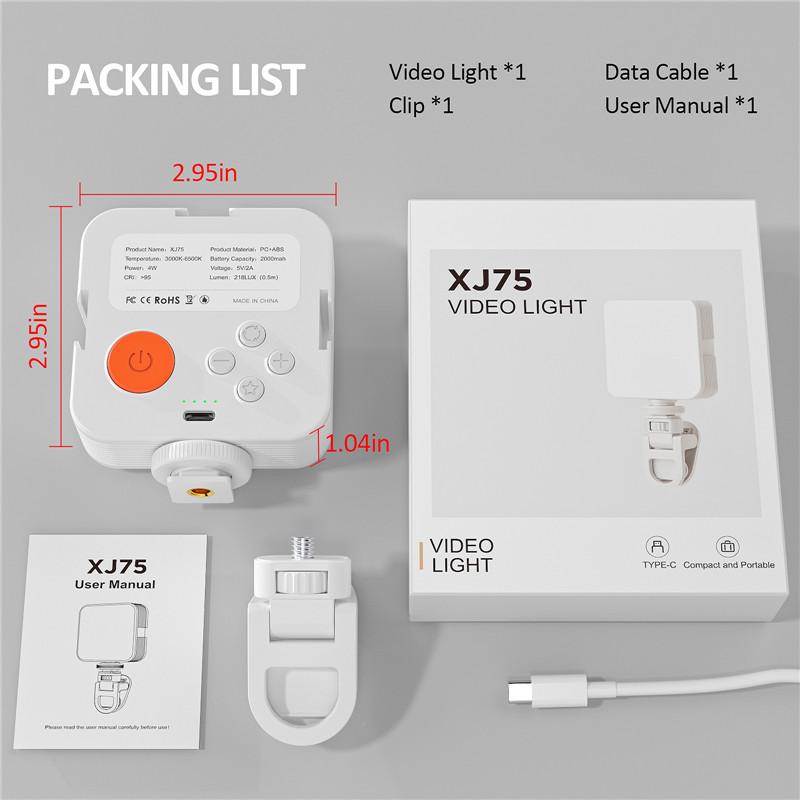 Selfie Light Clip-on LED Light for Phone Laptop Tablet Computer Phone Light for Selfie Video Conference Zoom Photography Makeup