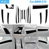 Для BMW X5 E70 2006-2013 Piano Black Автомобильная дверная панель Декоративная полоса Start Stop Switch Cover Костюм Аксессуары для интерьера Наклейка