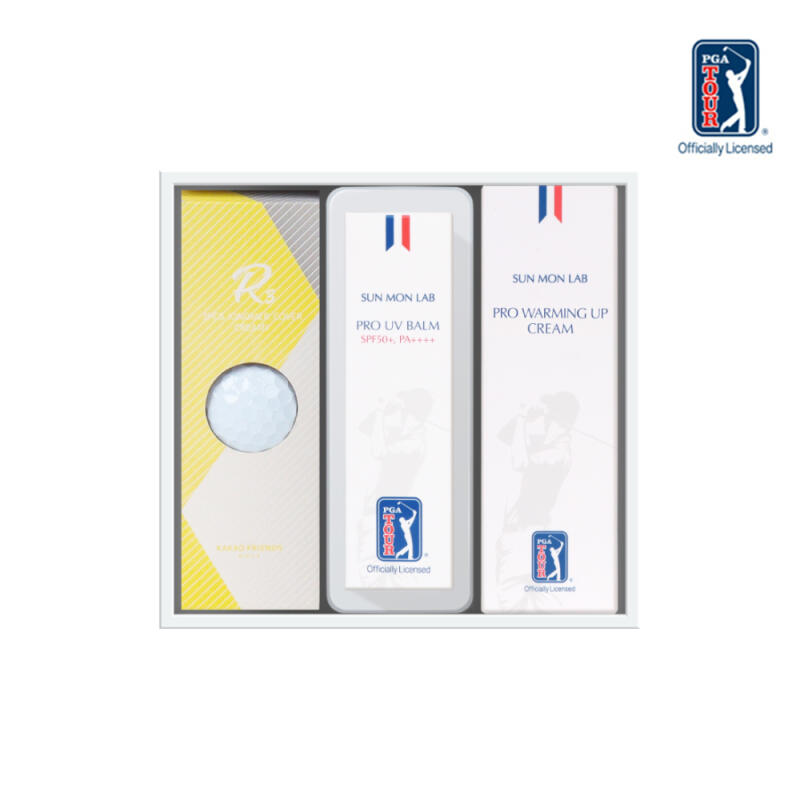 Набор кремов PGA Kakao Ball Pro UV Sunbath Pro Warming Up Cream Set