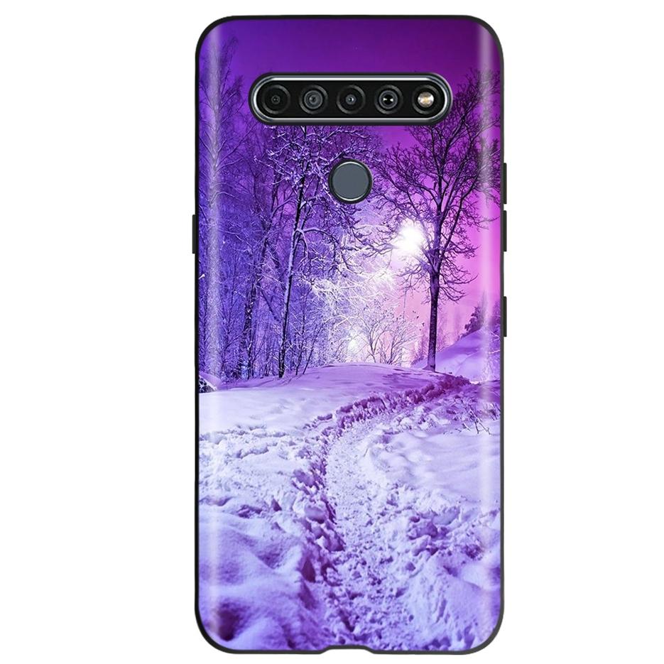Чехол для LG K61 2020 Милый Кот Бабочка Мягкий Силиконовый Ударопрочный Чехол для Телефона Для LG K61 K 61 Fundas Case LGK61 Coque 6.53'' Shell