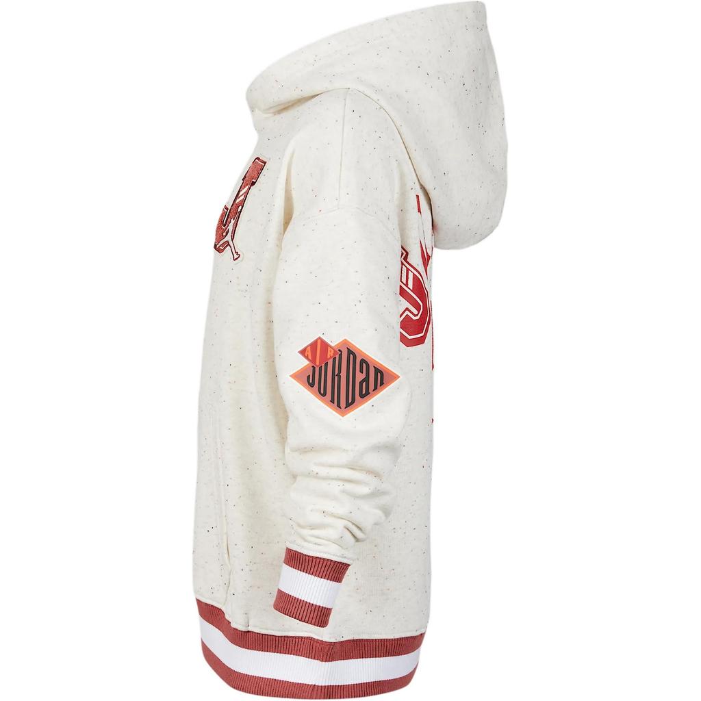 Jordan Sweatshirt Flight FW24 Color Adjustment Sail White Teenagers Kids' IB8387-111