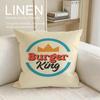 Brand Burger King Cushion Cover Pillowcase Set Pcs x x Breathable Washable Sofa Cushion Cover