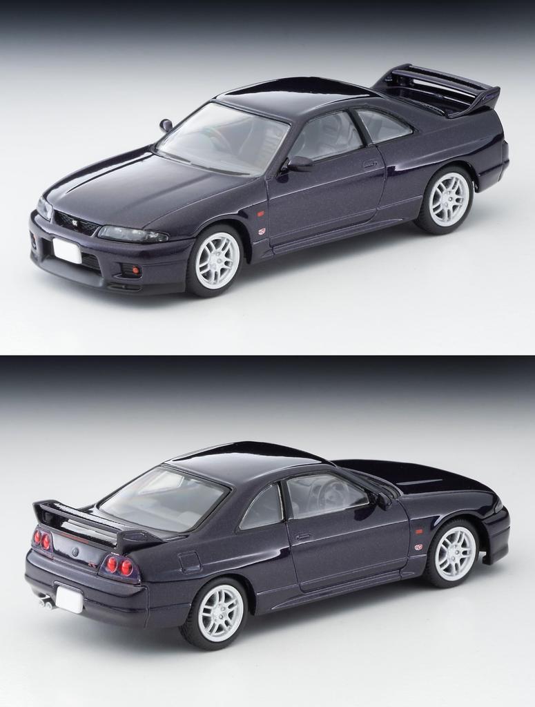 Tomytec Tomica Limited Vintage Neo Scale Nissan Skyline Purple 1995 Model 1/64 LV-N308a GT-R V-spec (Finished Product)