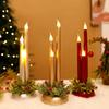 Christmas Flameless Candles LED Pillar Gifts for Home Decoration