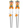 Корректирующие палочки Edison Pororo из нержавеющей стали, уровень 2, для правой руки, оранжевые. (пожарный), 2 куска