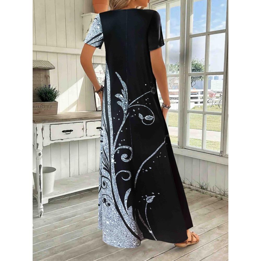 Женское летнее платье для пляжной вечеринки без рукавов с цветочным принтом