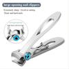 1 Pc Nail Clipper - Wide-Opening Jaws Sharp Nail Cutter Sturdy Stainless Steel Fingernail Clippers Toenail Clippers For Thick And Hard Nails